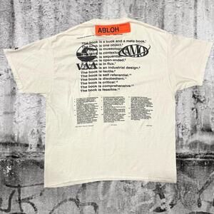 Virgil Abloh x MCA Chicago “Figures of Speech” Tee (2019) — Orange Label — Large